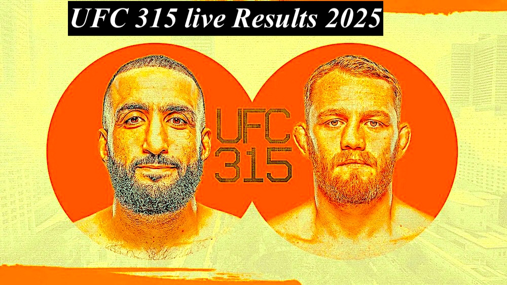 UFC 315 live Results